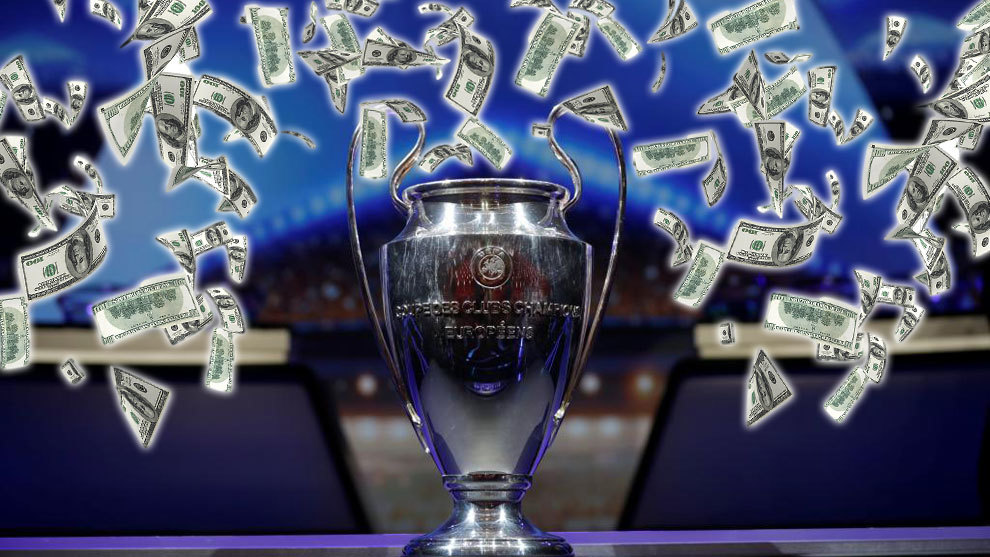 ¿Cuanto dinero se reparte en el nuevo formato de la Champions League?