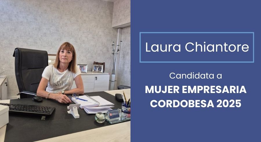 Laura Chiantore participa de la distinción Mujeres Empresarias Cordobesas 2025